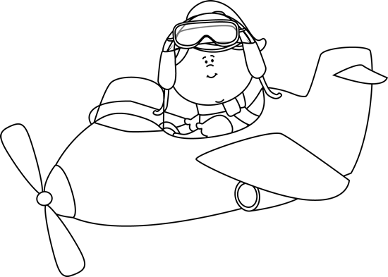 airplanes clipart black and white