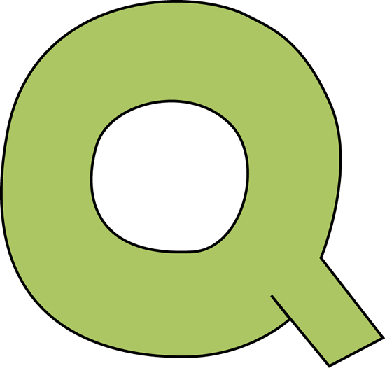 Green Letter Q