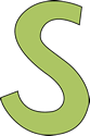 Green Letter S