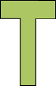 Green Letter T