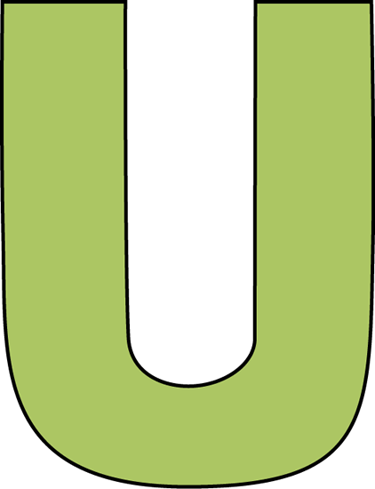 uppercase letter u