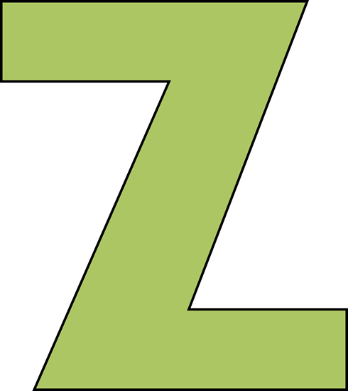 Green Letter Z
