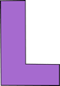Purple Letter L
