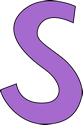 Purple Letter S