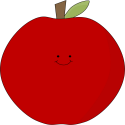 Smiling Red Apple