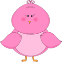 Cute Pink Bird