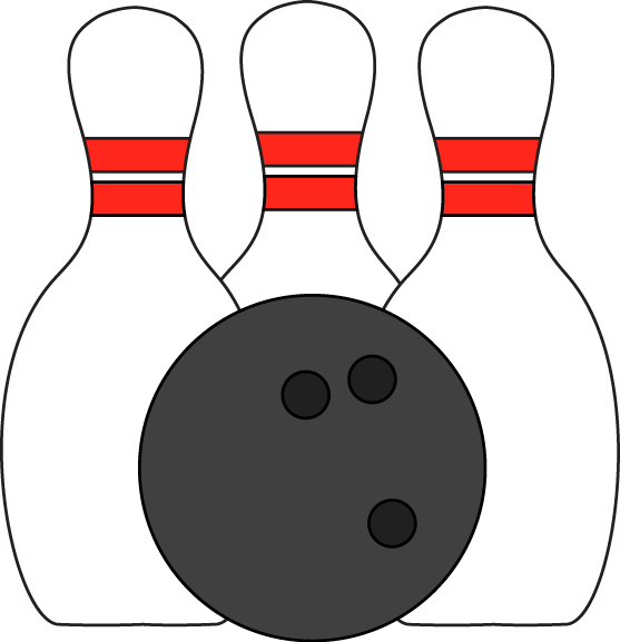 Bowling Pins and Ball