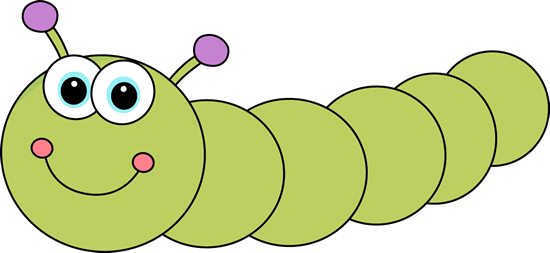 Green Cartoon Caterpillar