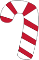 Red and White Candy Cane