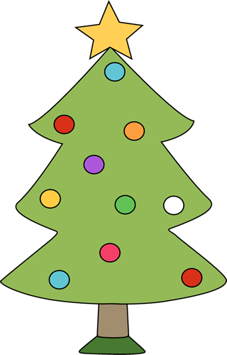 Christmas Tree in a Tree Stand Clip Art - Christmas Tree ...