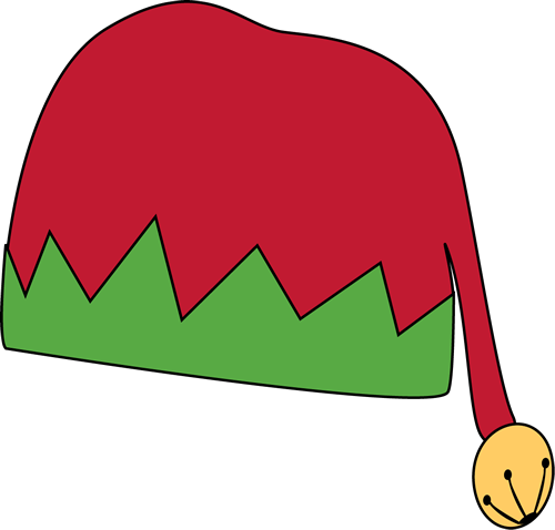 Red and Green Elf Hat