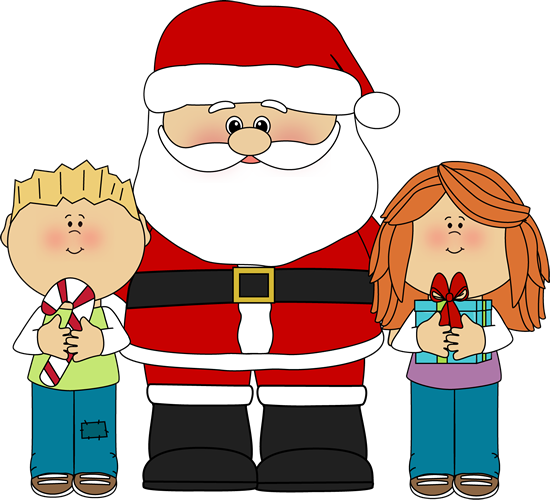 Santa and Kids