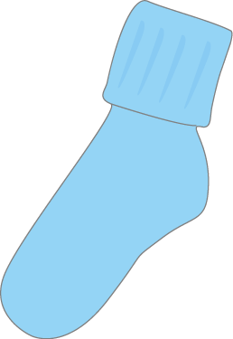 Blue Blue Baby Sock