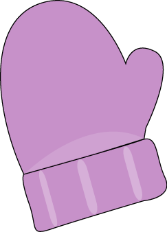 Purple Single Mitten