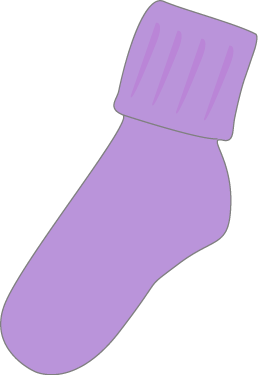 Purple Baby Sock