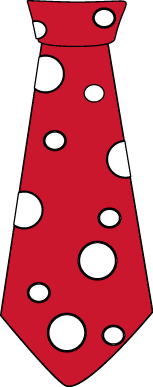 Red and White Polka Dot Tie