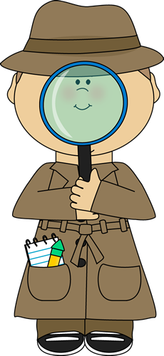 Detective with Magnifying Glass