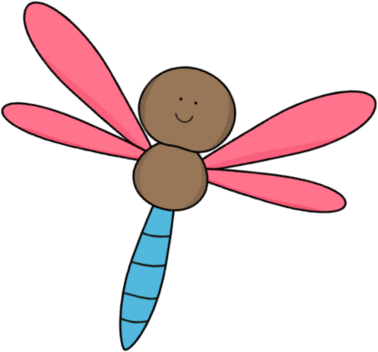 Pink and Brown Dragonfly