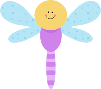 Cute Purple Dragonfly