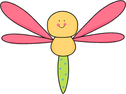 Pink and Yellow Dragonfly
