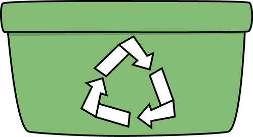 Green Recycle Bin