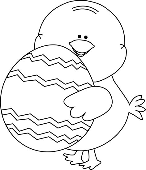 easter egg hunt clip art black and white