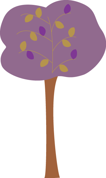 Purple Autumn Tree