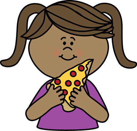 Girl Eating Pizza