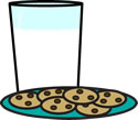 Milk and Cookies Clip Art
