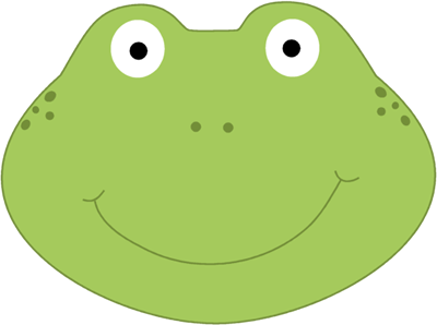 Frog Head Clip Art - Frog Head Image