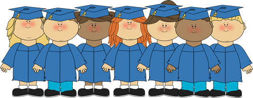 Graduation Clip Art - Kids Graduation - Kindergarten Pre-K Graduation