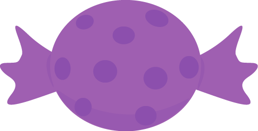 Purple Halloween Candy