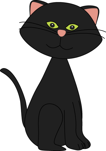 black cat clip art