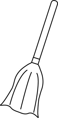 Black and White Witches Broom