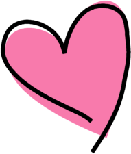 Funky Pink heart