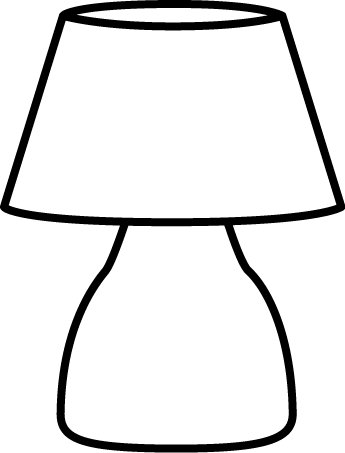 Black and White Lamp