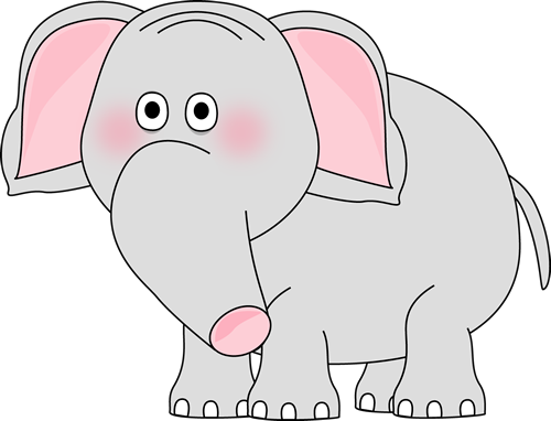 Elephant for Letter E
