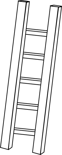 Black and White Black and White Ladder