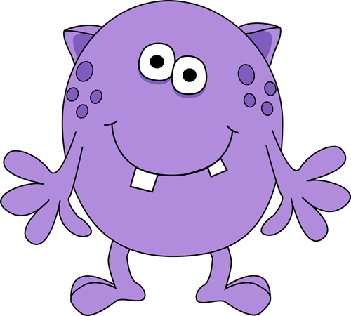 Funny Purple Monster