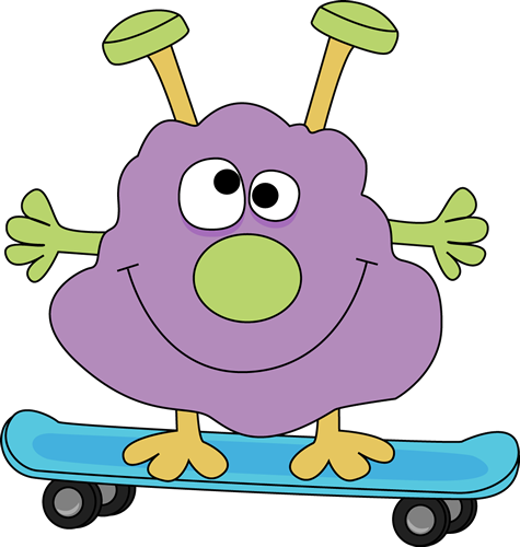 Monster on a Skateboard