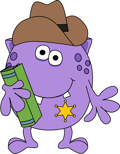 Monster Sheriff With a Book