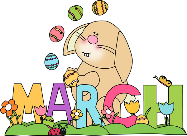 Month of March Easter Bunny