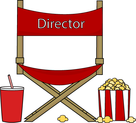 Directors Chair Popcorn and Drink