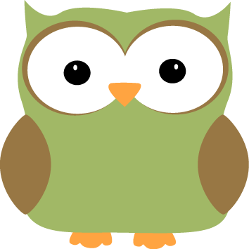 Green Owl Clip Art - Green Owl Image