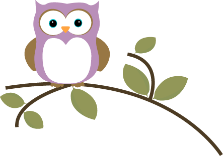 Owl on a Leafy Branch