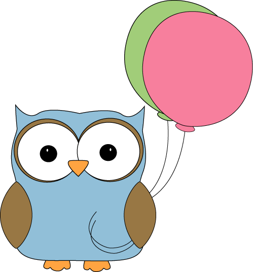 Owl With Balloons