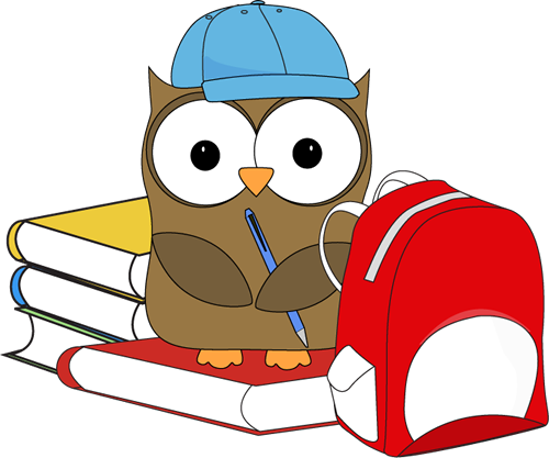 School Owl Clip Art - School Owl Image