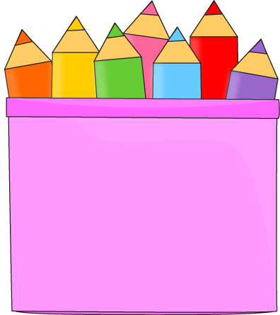Colored Pencils in a Pencil Holder