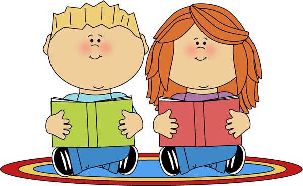 Image result for children reading clipart