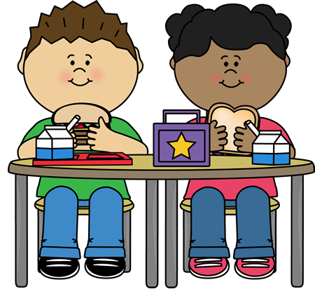 kids eating breakfast clip art